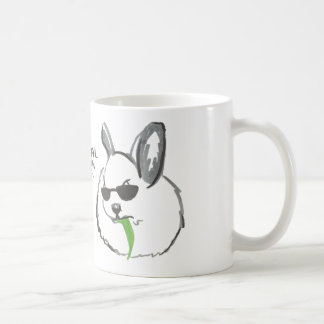 Caneca De Café Coelho feroz com citações