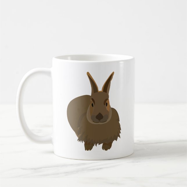 Caneca De Café Coelho Fofo (Esquerda)