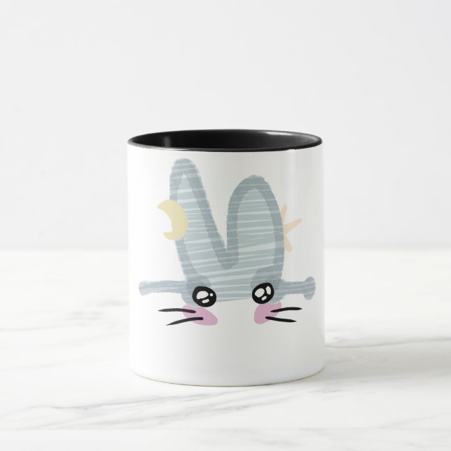 Caneca de Café Coelho Fofo (Centro)