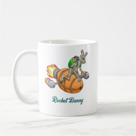 Caneca De Café Coelho Foguete