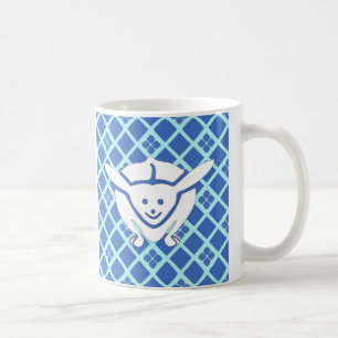 Caneca De Café Coelho japonês, azul