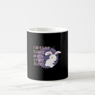 Caneca De Café Coelho Quer Dançar Com Parceiro de Dança