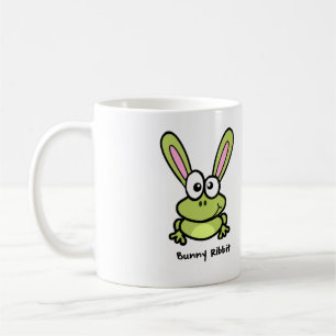 Caneca De Café Coelho Ribbit - sapo do coelho