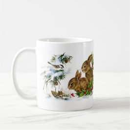 Caneca De Café Coelhos da neve
