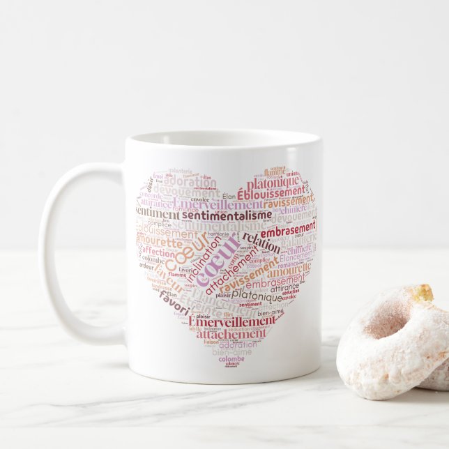 Caneca De Café coeur (Com Donut)