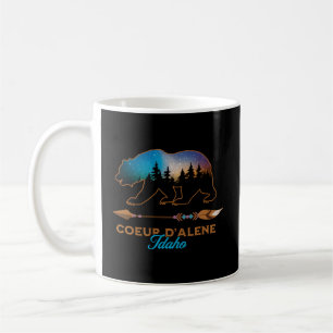 Caneca De Café Coeur D'Alene Idaho Bear Starry Night Viagem