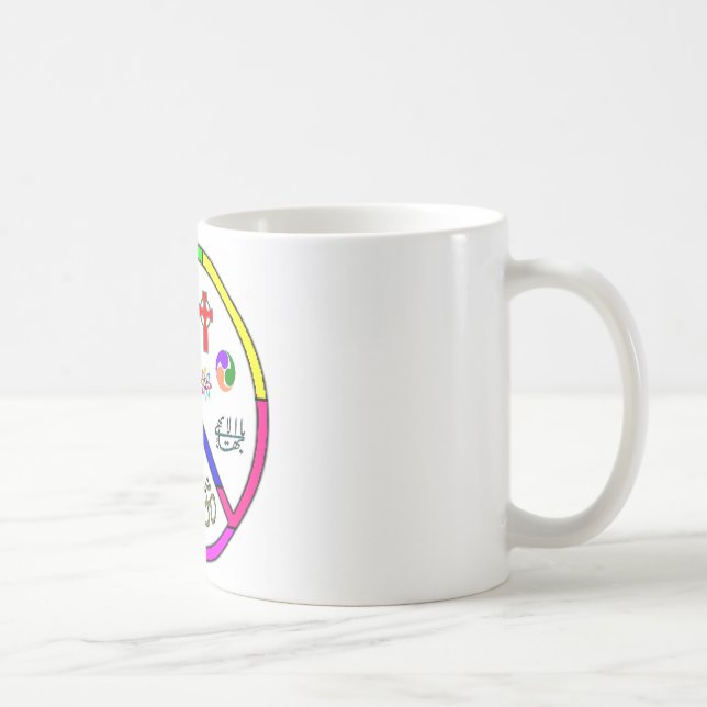 Caneca De Café Coexistência calma (Direita)