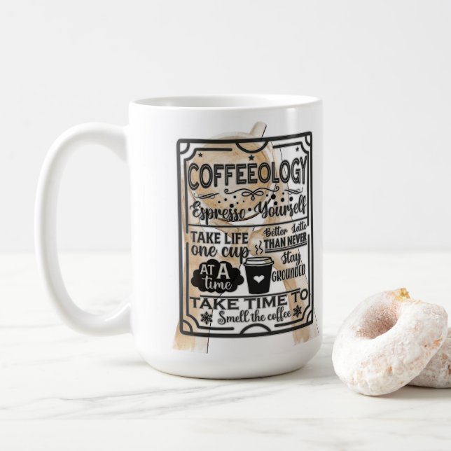 Caneca De Café Cofeologia (Com Donut)