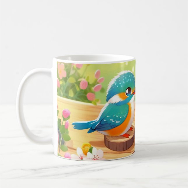 Caneca De Café coffee birds (Esquerda)