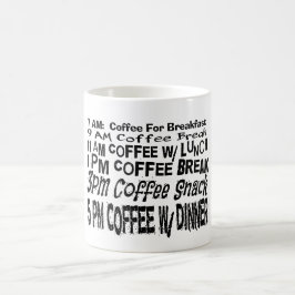 Caneca De Café Coffee Break Schedule Coffee Mug