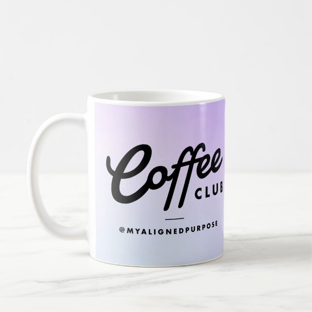 Caneca De Café Coffee Club Mug - Pastel (Esquerda)