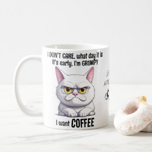 Caneca De Café Coffee Coffee Coffee Bebendo Grumpy