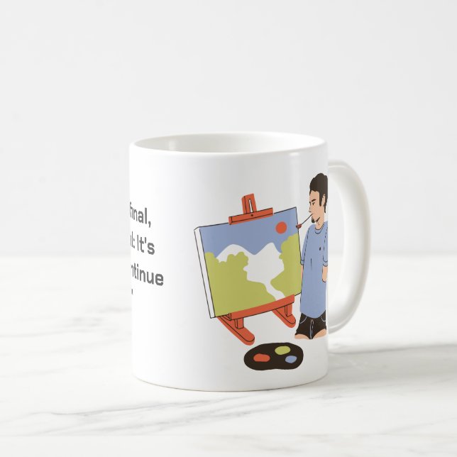 Caneca De Café Coffee Coffee Cote de Sucesso Inspirado (Frente Esquerda)