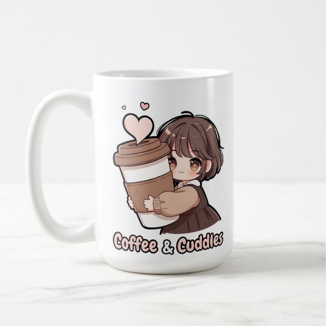 Caneca De Café Coffee & Cuddles (Esquerda)