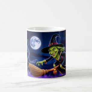 Caneca De Café Coffee De Halloween/Bruxa