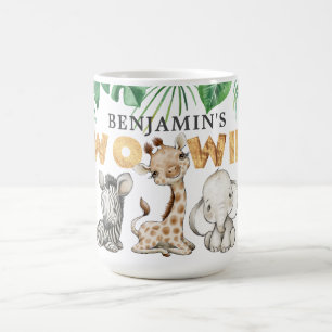 Caneca De Café Coffee Dois Animais Selvagens Safari Aniversário C