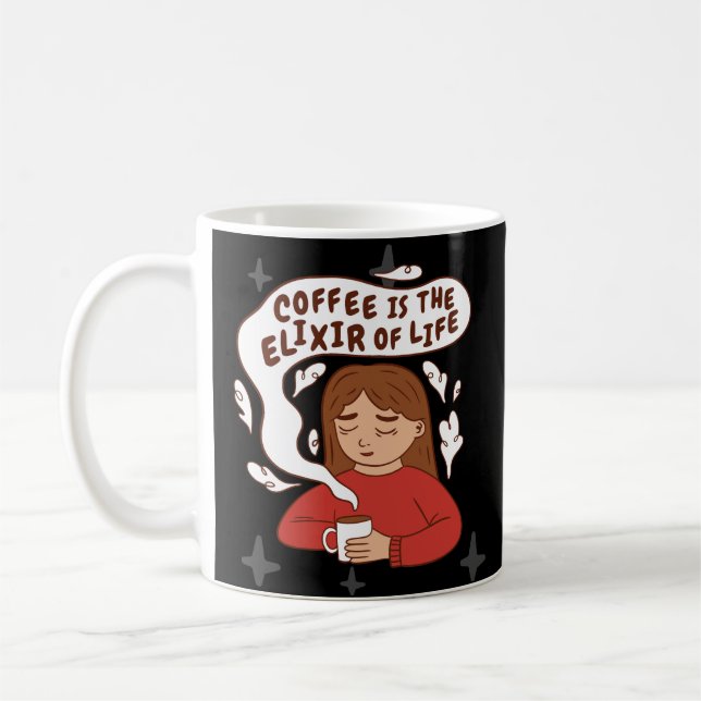 CANECA DE CAFÉ COFFEE ELIXIR QUOTE (Esquerda)