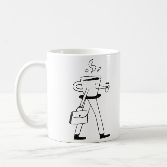 Caneca De Café Coffee in one hand, confidence in the other (Esquerda)