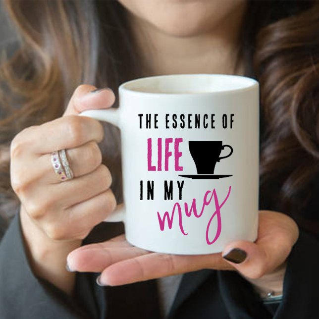 Caneca De Café Coffee Life Quote  Mug (Criador carregado)