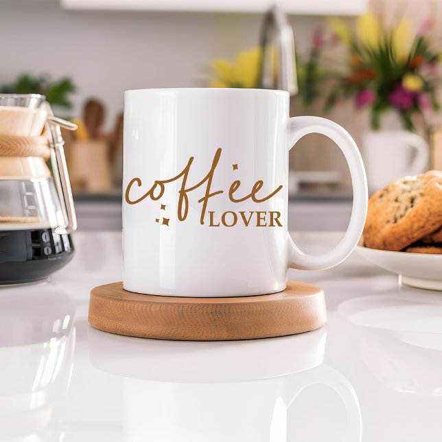 Caneca De Café Coffee Lover Birthday Mug - Para Ela (coffee lover mug, coffee gift, caffeine mug, coffee mug for her, coffee mug for him, birthday gift)