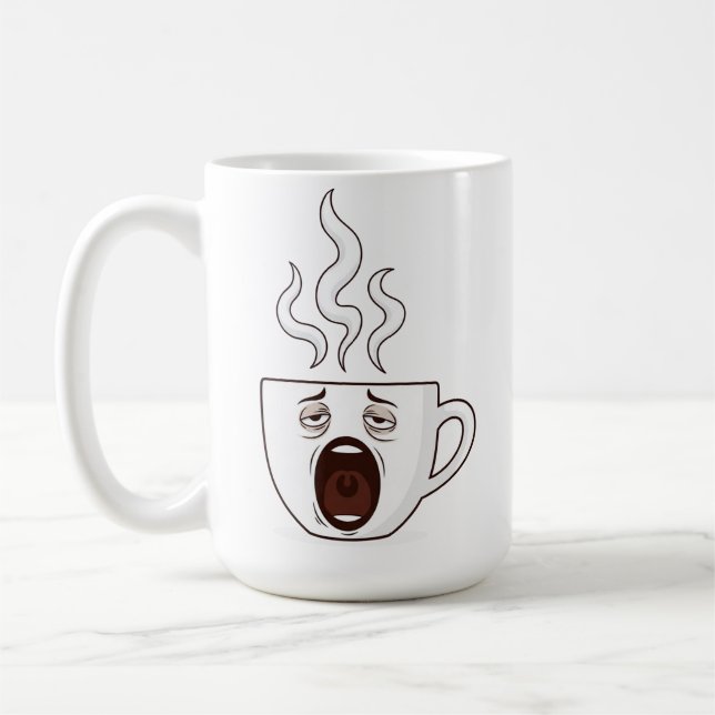 Caneca De Café Coffee Lover Mug | Funny Morning Caffeine (Esquerda)