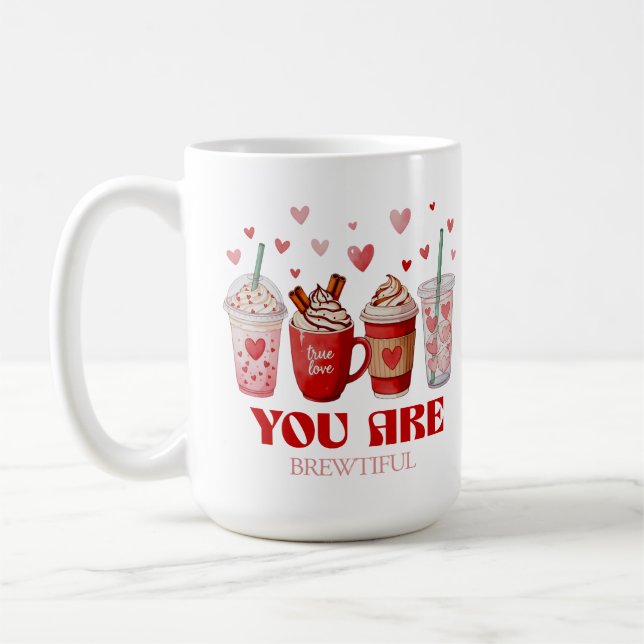 Caneca De Café Coffee Lover Valentines Day (Esquerda)
