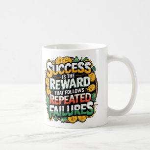 Caneca De Café Coffee Motivational Mug Colorful Inspiração Colori