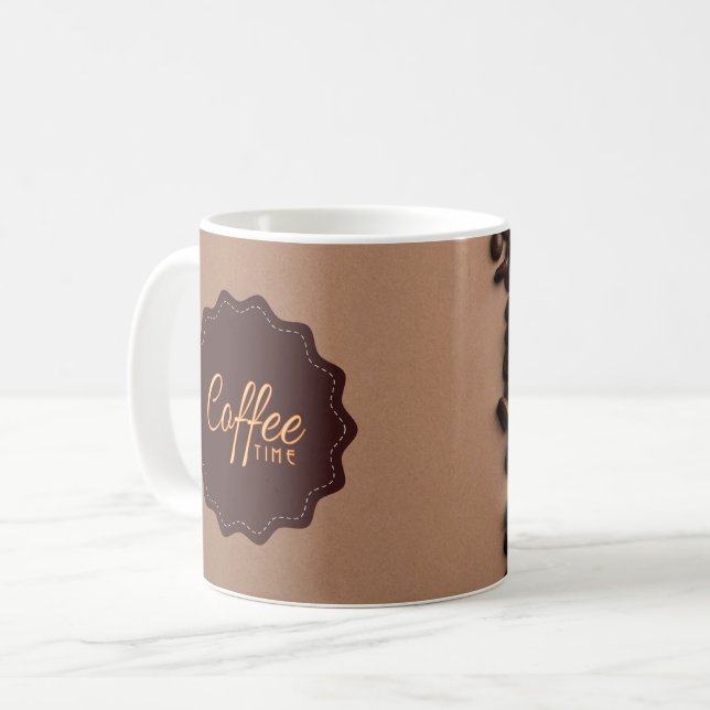 Caneca De Café "Coffee Mug: Cada Sip, Cada Momento" (Frente Esquerda)
