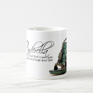 Caneca De Café Coffee Mug Cinderella Peacock Calçados
