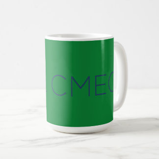 Caneca De Café Coffee Mug CMEC - 15-oz, verde com marinho