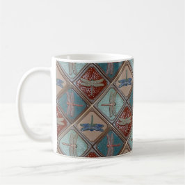 Caneca De Café Coffee Mug com azulejo de Dragonfly