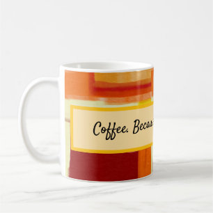 Caneca De Café Coffee Mug Diz, Café. Porque adultar é duro.