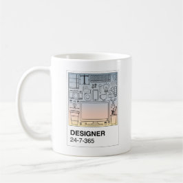 Caneca De Café Coffee Mug do Designer