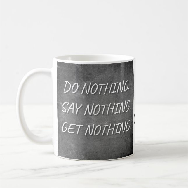 Caneca De Café Coffee Mug "Do Nothing" (Esquerda)