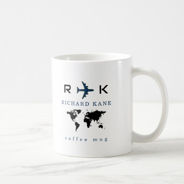Caneca De Café Coffee Mug for an airplane pilot (Direita)