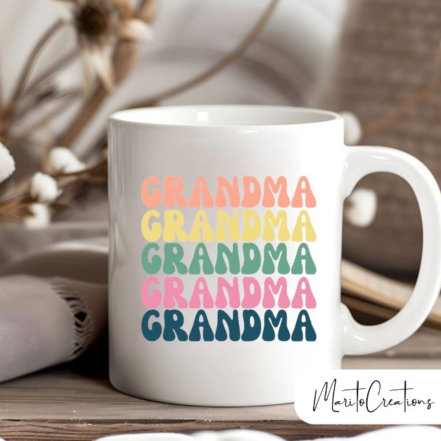 Caneca De Café coffee mug for mother's day gift for grandma (Criador carregado)