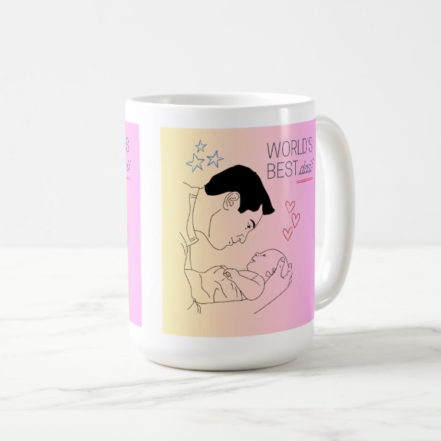 Caneca De Café  Coffee Mug  happy father´s day (Frente Esquerda)