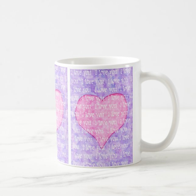 Caneca De Café Coffee Mug 'Heart' (Direita)