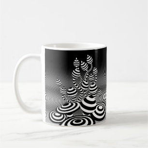 Caneca De Café Coffee Mug Magic Mushroom design geométrico