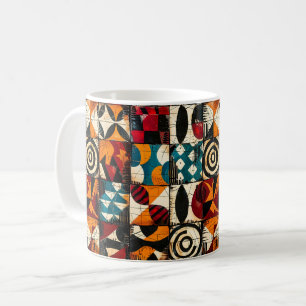 Caneca De Café Coffee Mug, Padrão Tribal Africano