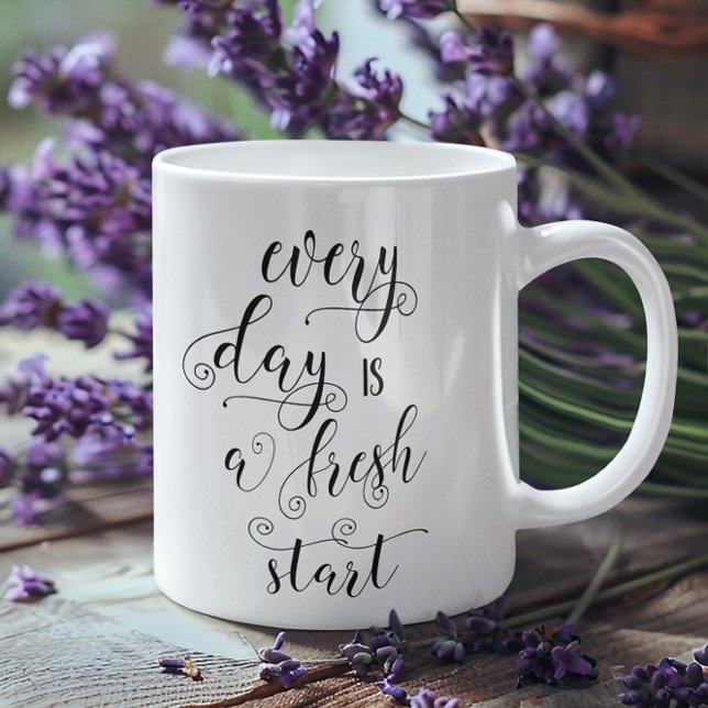 Caneca De Café Coffee Mug Personalizado de Cotação de Vida Inspir (Criador carregado)