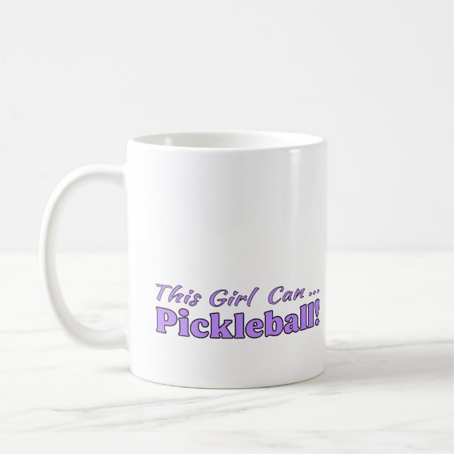 Caneca De Café Coffee Mug: Pickleball (Esquerda)