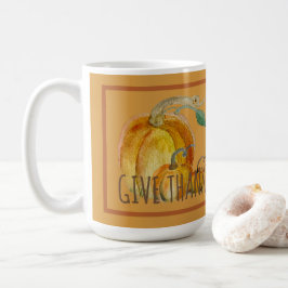 Caneca De Café Coffee Mug: Pumpkin Harvest Blessing