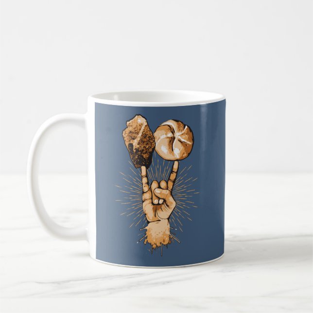 Caneca De Café Coffee Mug Rock and Roll (Esquerda)