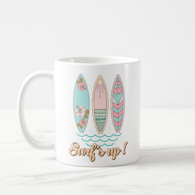 Caneca De Café Coffee Mug | Surf De Café | (Esquerda)