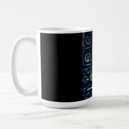 Caneca De Café Coffee Mug with a Humorous Digital Design