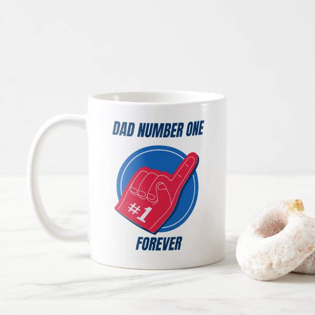 Caneca De Café Coffee Mugs for  dad number one (Com Donut)