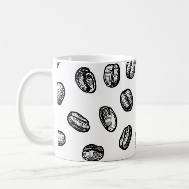 Caneca De Café Coffee pattern (Esquerda)