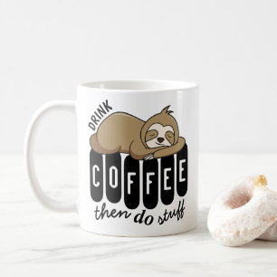 Caneca De Café Coffee Sloth Coffee Coce