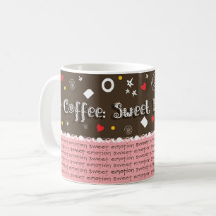 Caneca De Café Coffee: Sweet Emotion
